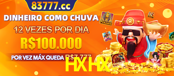Banner do programa de recompensas Recomende para amigos do HXHX, detalhando os bônus por convidar amigos, com prêmios que chegam a R$288.888.
