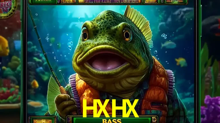 Personagem de peixe pescador do popular jogo de slot com tema de pescaria, uma das emocionantes opções de caça-níqueis para jogar e ganhar no cassino HXHX.